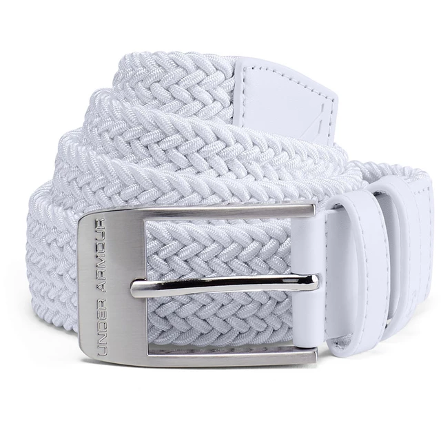 Pánsky opasok Under Armour Men's Braided 2.0 Belt - Pitch Gray