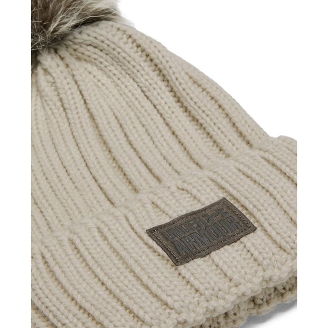 Dámská pletená čepice Under Armour Snowcrest Pom Beanie