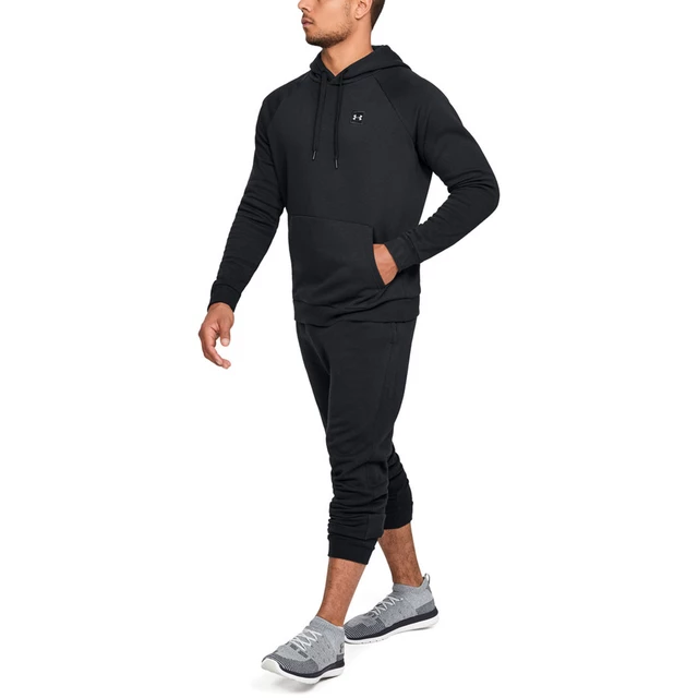 Men’s Hoodie Under Armour Rival Fleece PO - Steel Light Heather/Black