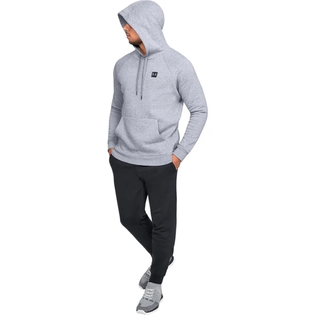 Men’s Hoodie Under Armour Rival Fleece PO - Black/Black