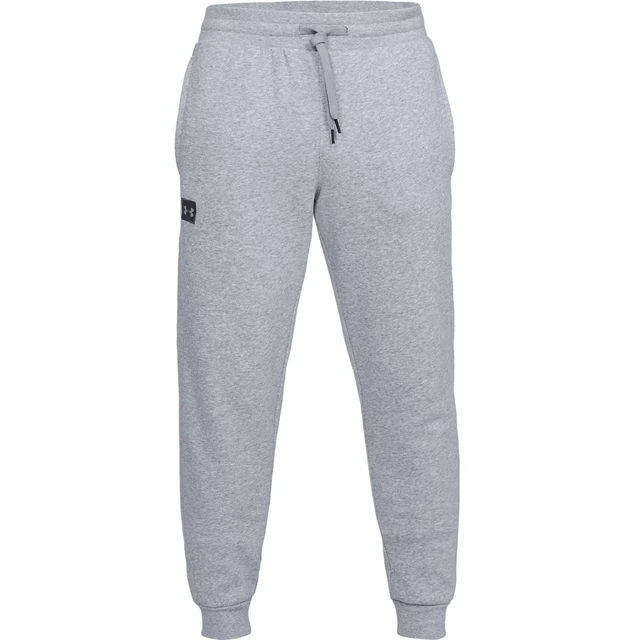 Men’s Sweatpants Under Armour Rival Fleece Jogger - Black/Black - Steel Light Heather/Black