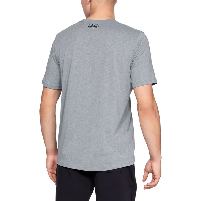 Men’s T-Shirt Under Armour Sportstyle Left Chest SS - Pitch Gray