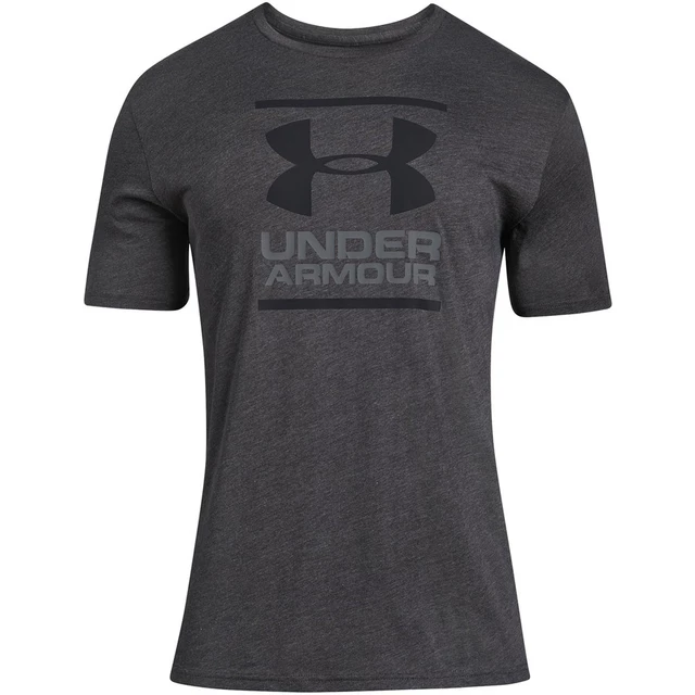 Men’s T-Shirt Under Armour GL Foundation SS T - Academy/Steel/Royal - Charcoal Medium Heather/Graphite/Black