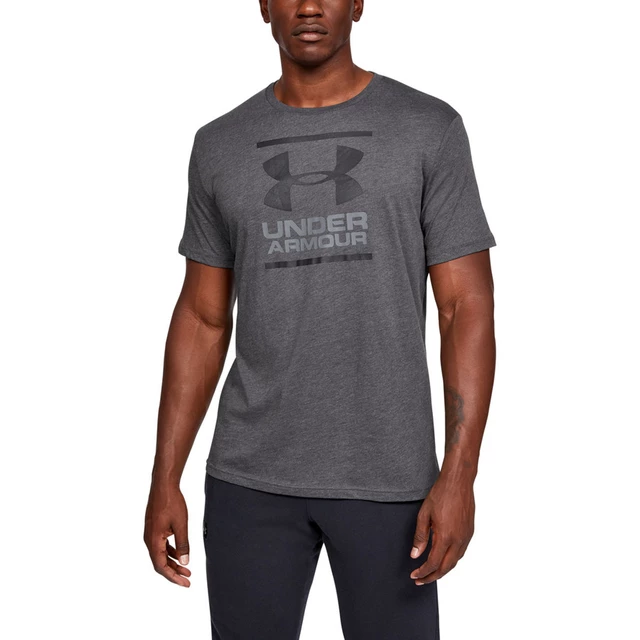 Men’s T-Shirt Under Armour GL Foundation SS T - Black/White/Red