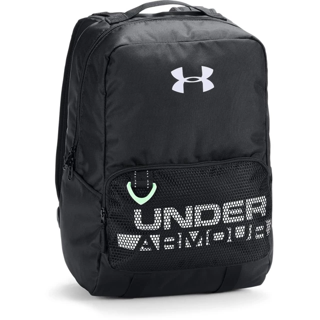 Detský batoh Under Armour Boys Armour Select Backpack - Steel Medium Heather / Black / Magma Orange - BLACK / BLACK / WHITE