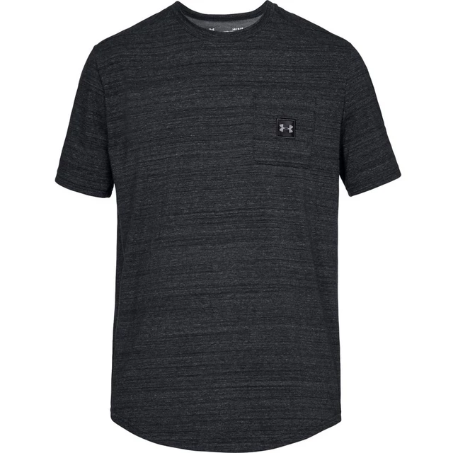 Pánské triko Under Armour Sportstyle Pocket TEE - Black/Steel