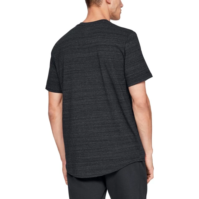 Pánske tričko Under Armour Sportstyle Pocket TEE - White /  / Black