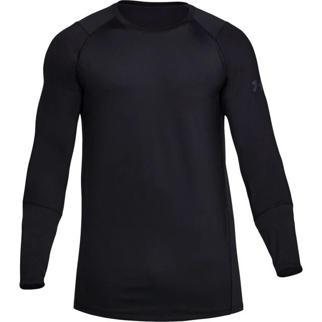 Pánske tričko Under Armour Raid 2.0 LS - XL - Black / Black / Stealth Gray