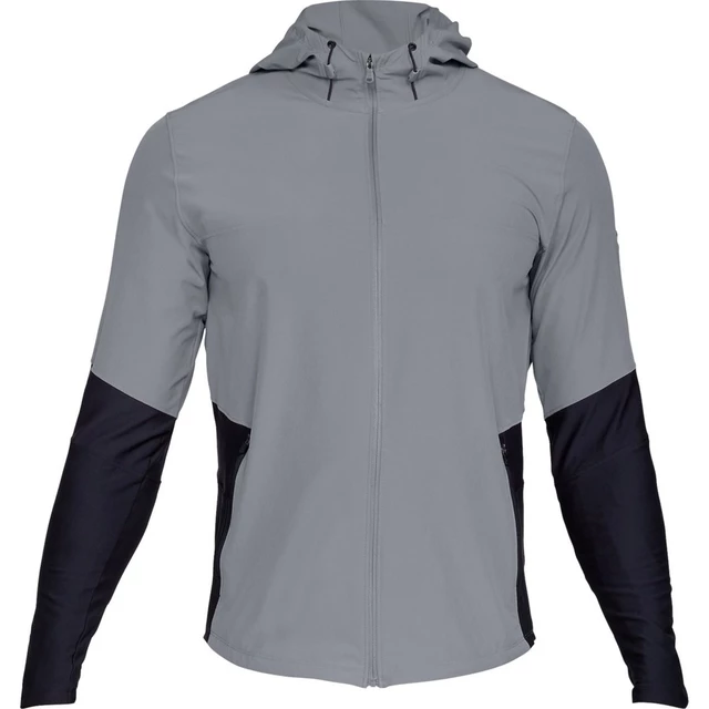 Pánská bunda Under Armour Vanish Hybrid Jacket - Black/Steel - Steel/Black