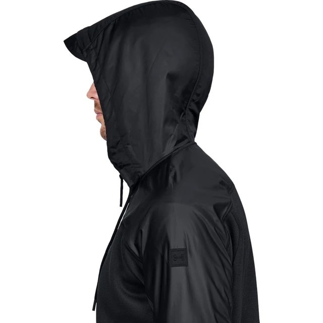 Pánska mikina Under Armour Unstoppable Coldgear Swacket - Black/Black