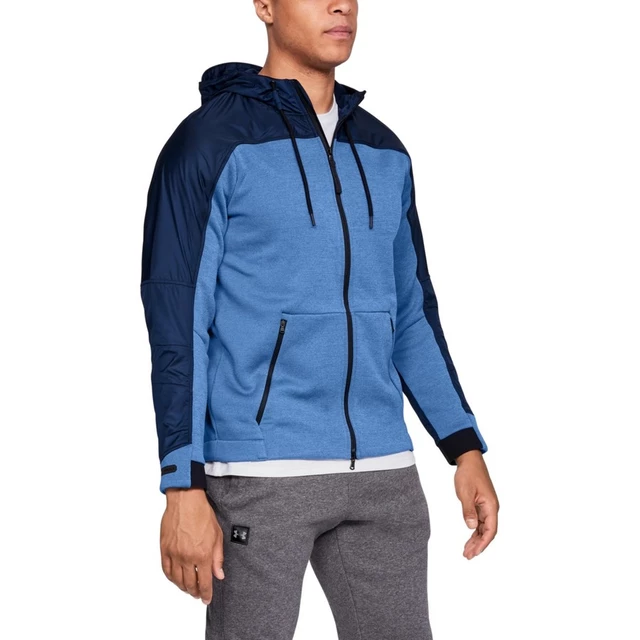 Pánská mikina Under Armour Unstoppable Coldgear Swacket - Royal/Academy