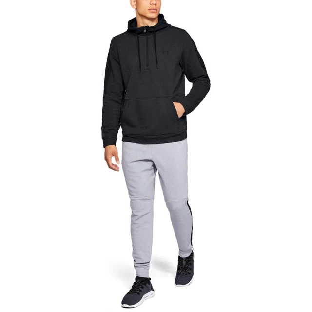 Pánská mikina Under Armour Microthread Fleece 1/2 Zip - Steel Light Heather/Black/Black