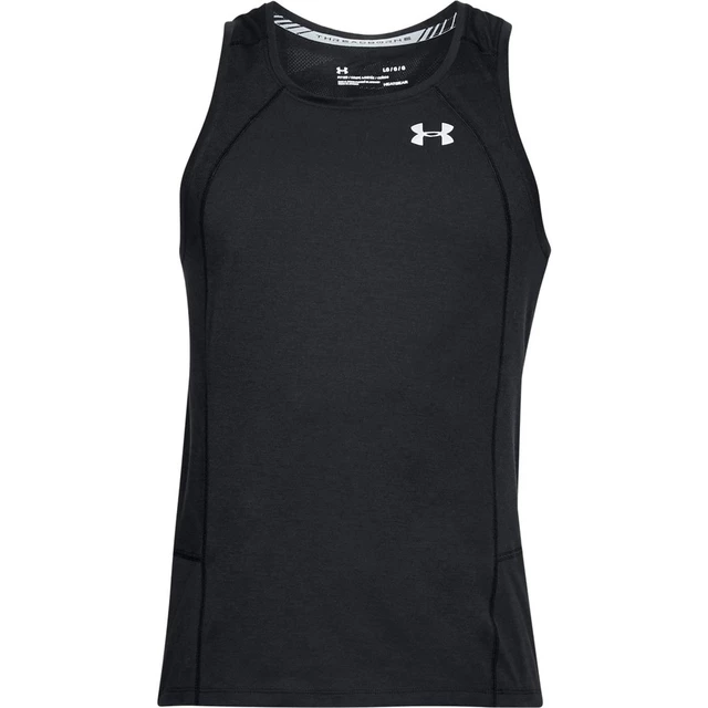 Pánske tielko Under Armour Swyft Singlet - L - BLACK / BLACK / REFLECTIVE