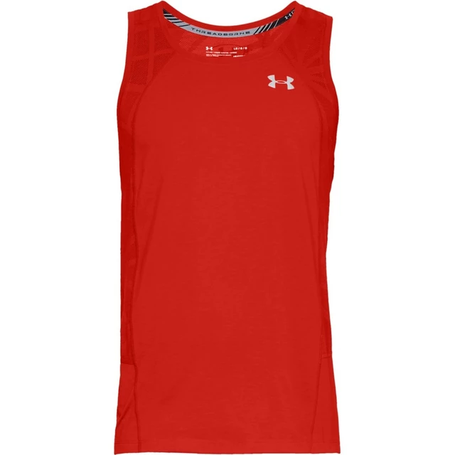 Pánske tielko Under Armour Swyft Singlet - M - Radio Red / Radio Red / Reflective