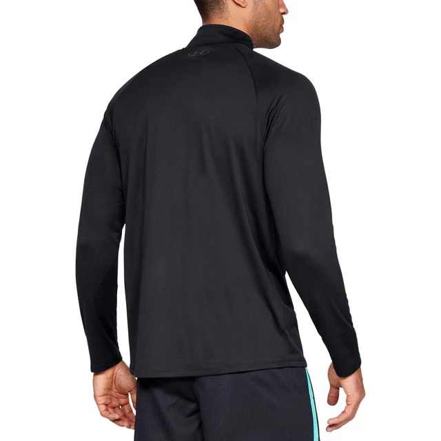 Pánske tričko Under Armour Tech 2.0 1/2 Zip - Black /  / Charcoal