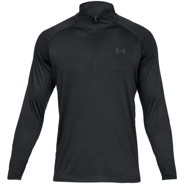 Pánske tričko Under Armour Tech 2.0 1/2 Zip - S - Black /  / Charcoal