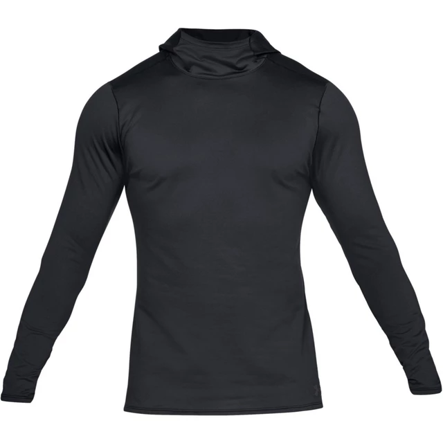 Pánske tričko Under Armour Fitted CG Hoodie - Charcoal Light Heather /  / Black - Black /  / Charcoal