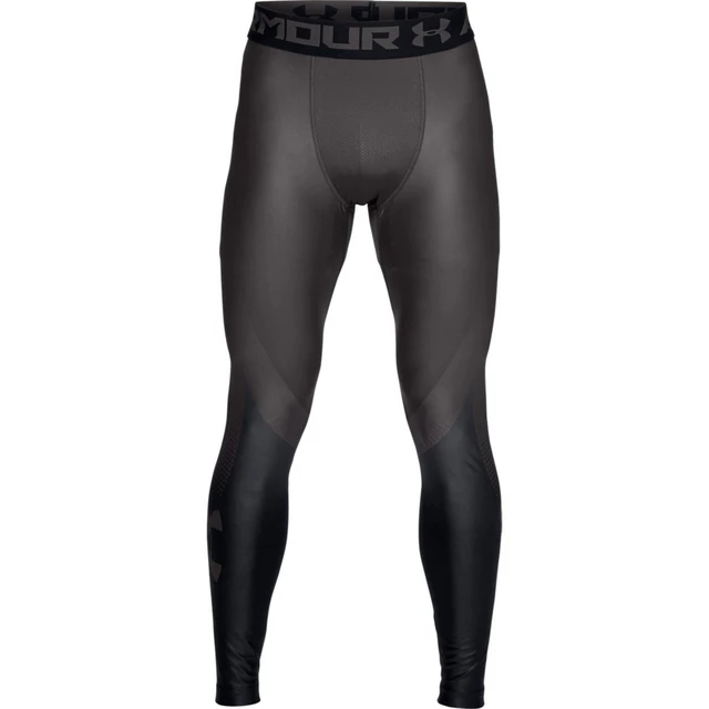 Pánské kompresní legíny Under Armour HG Armour 2.0 Legging Grphc - Charcoal/Black