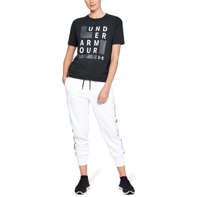 Dámske tričko Under Armour Graphic Square Logo Girlfriend Crew - M