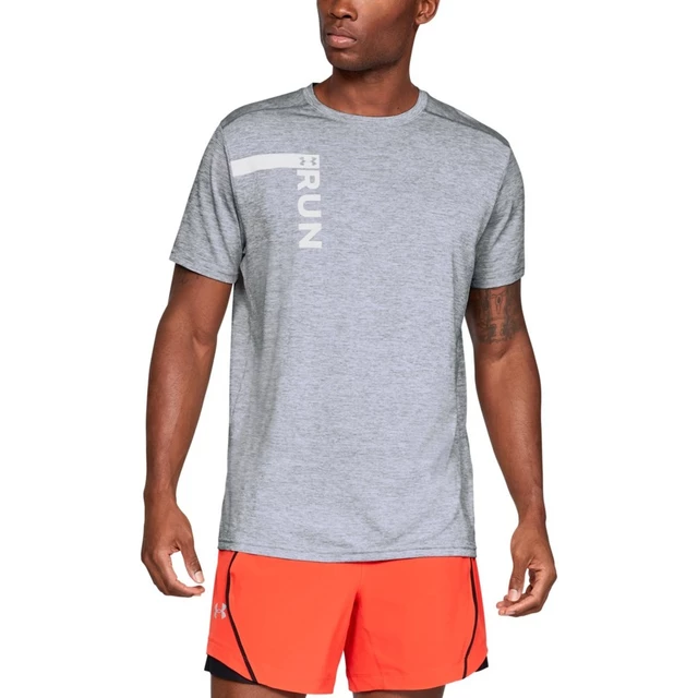 Pánske bežecké tričko Under Armour Run Tall Graphic SS - L