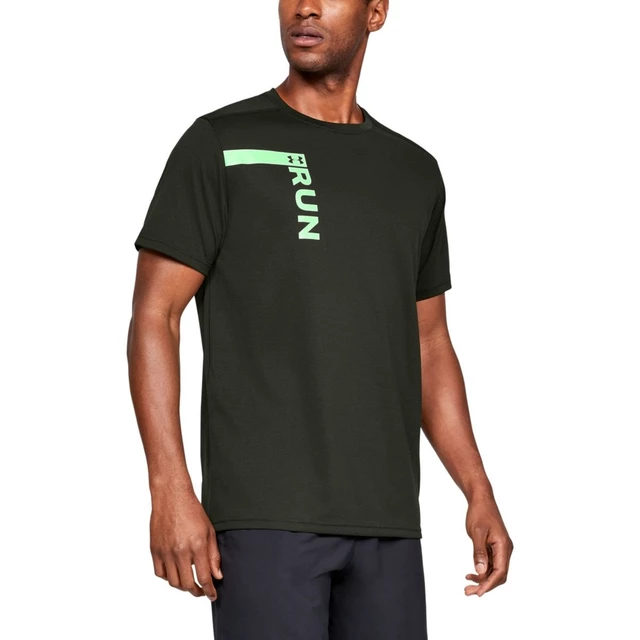 Pánske bežecké tričko Under Armour Run Tall Graphic SS - XL