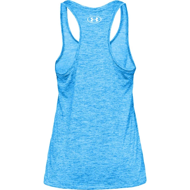 Dámske tielko Under Armour Tech Tank - Twist - Blue Circuit /  / Metallic Silver