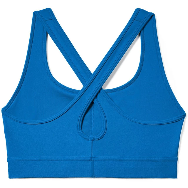 Dámska športová podprsenka Under Armour Crossback Graphic - Blue Circuit / Blue Circuit / Black