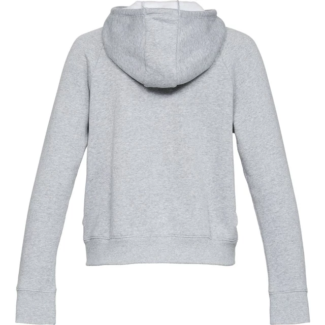 Women’s Hoodie Under Armour Cottom Fleece WM FZ - Steel Light Heather/White/White