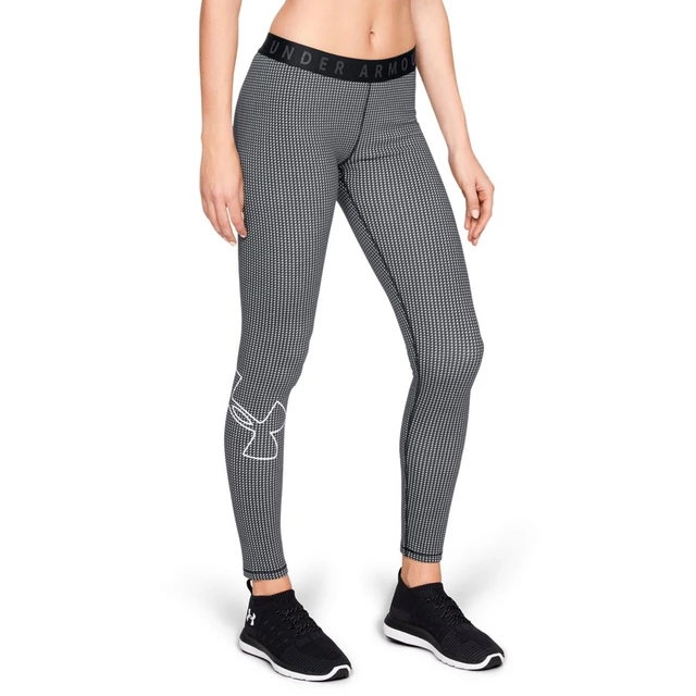 Dámske legíny Under Armour Favorite GRPH Legging Logo - BLACK / BLACK / WHITE