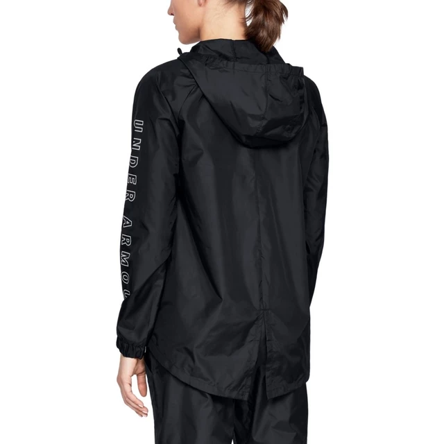 Dámska bunda Under Armour Storm Iridescent Woven FZ Graphic - Black / White / Tonal