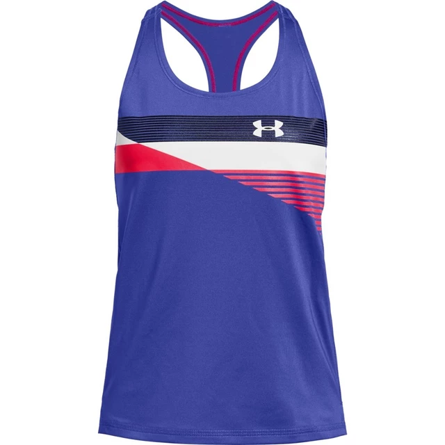 Dievčenské tielko Under Armour HeatGear Armour Tank - Constellation Purple / Constellation Purple / Black - Constellation Purple / Constellation Purple / Black