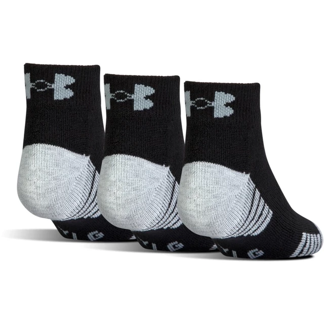 Dětské kotníkové ponožky Under Armour Heatgear Low Cut 3 páry - Black