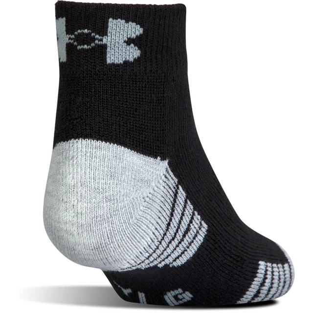 Detské členkové ponožky Under Armour Heatgear Low Cut 3 páry - Black