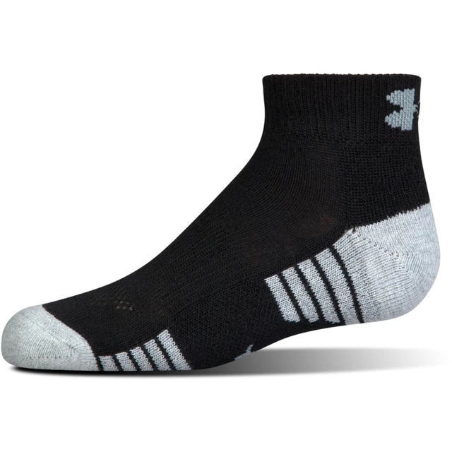 Detské členkové ponožky Under Armour Heatgear Low Cut 3 páry - Black