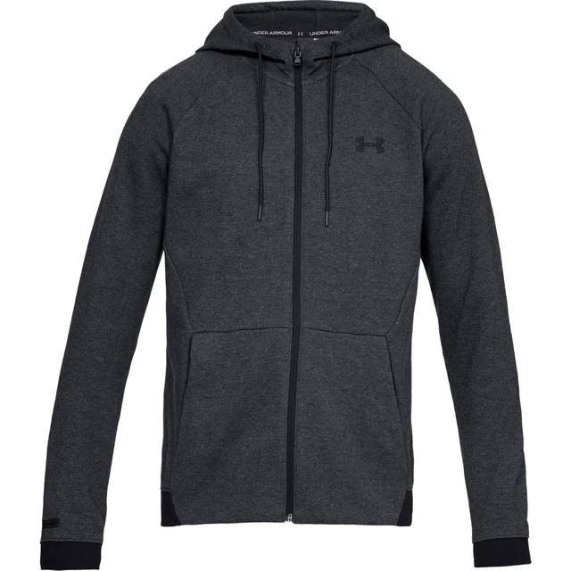 Pánska mikina Under Armour Unstoppable 2X Knit FZ - XXL - Black