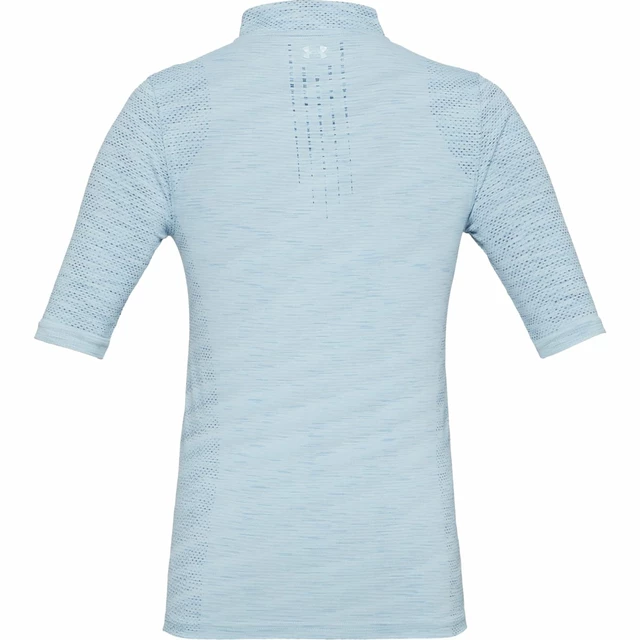 Dámske tričko s límčekom Under Armour Seamless Zip Polo - Coded Blue
