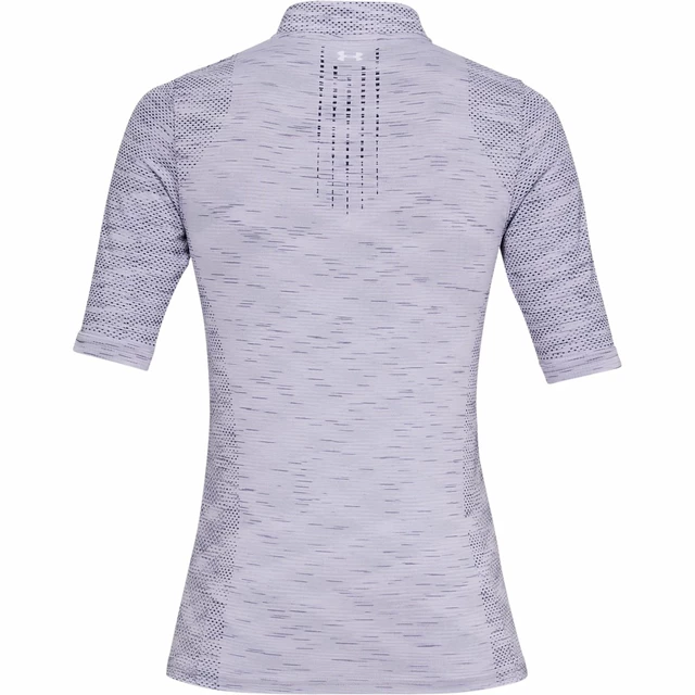 Dámske tričko s límčekom Under Armour Seamless Zip Polo - Coded Blue