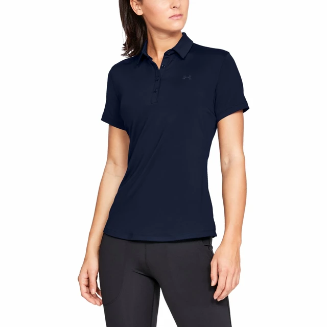 Women’s Polo Shirt Under Armour Zinger Short Sleeve - Dust - Academy