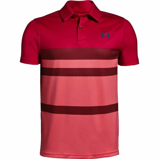 Chlapecké triko Under Armour Tour Tips Engineered Polo - Lava - Lava