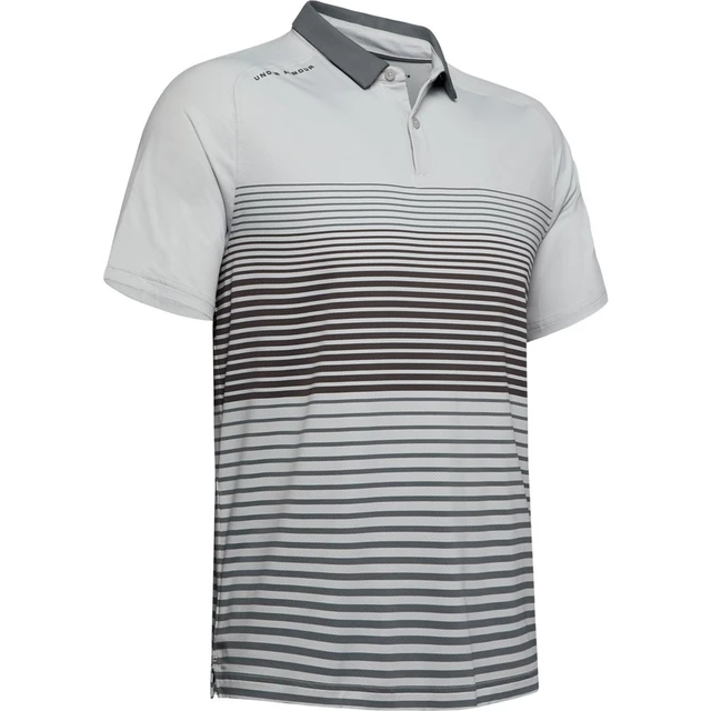 Pánske tričko Under Armour Iso-Chill Power Play Polo - White - Mod Gray