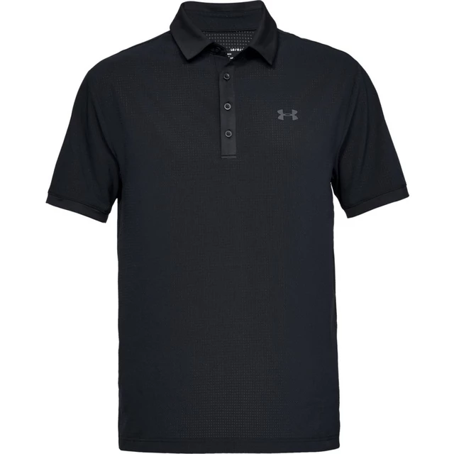 Men’s Polo Shirt Under Armour Playoff Vented - Thunder - Black