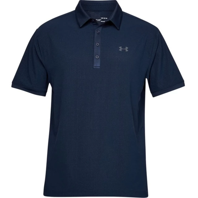 Pánske tričko Under Armour Playoff Vented Polo - Black - Academy