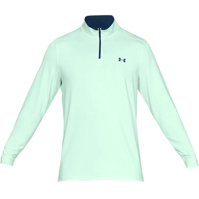 Men’s Long-Sleeved T-Shirt Under Armour Playoff 2.0 1/4 Zip - Aqua Foam