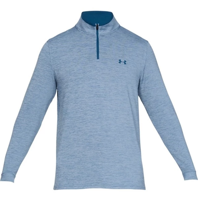 Men’s Long-Sleeved T-Shirt Under Armour Playoff 2.0 1/4 Zip - Blue Ink - Thunder