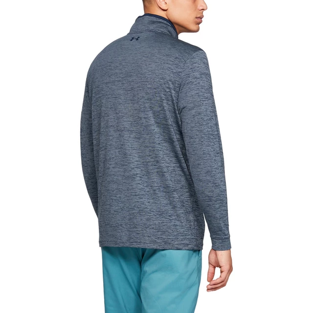 Pánské triko s dlouhým rukávem Under Armour Playoff 2.0 1/4 Zip - Aqua Foam