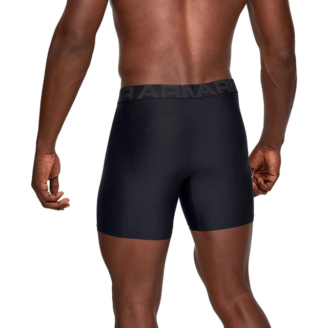 Men’s Boxer Jocks Under Armour Tech 6in – 2-Pack - Black