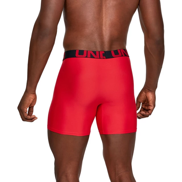 Men’s Boxer Jocks Under Armour Tech 6in – 2-Pack - Red