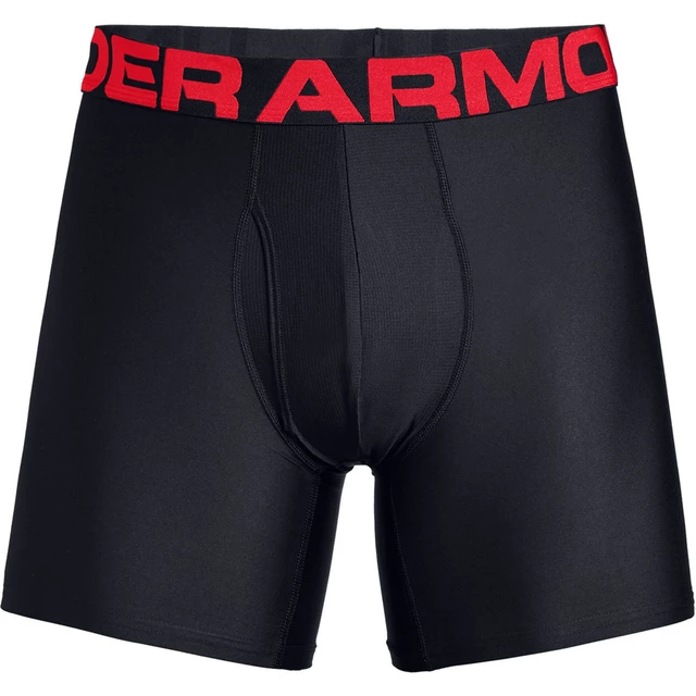 Men’s Boxer Jocks Under Armour Tech 6in – 2-Pack - Black