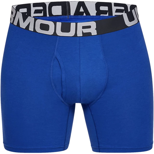 Pánské boxerky Under Armour Charged Cotton 6in 3 Pack - Royal