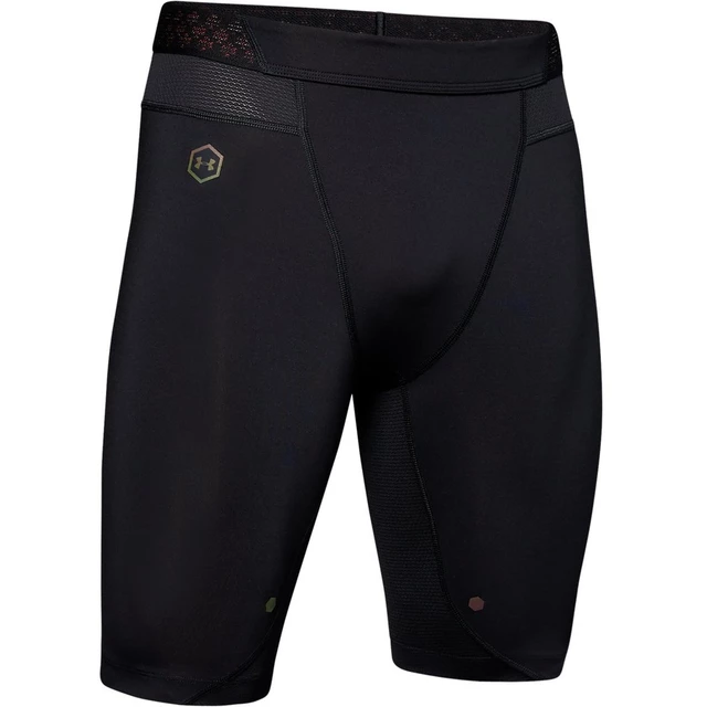 Pánske kompresné boxerky Under Armour Rush Comp Short - Black